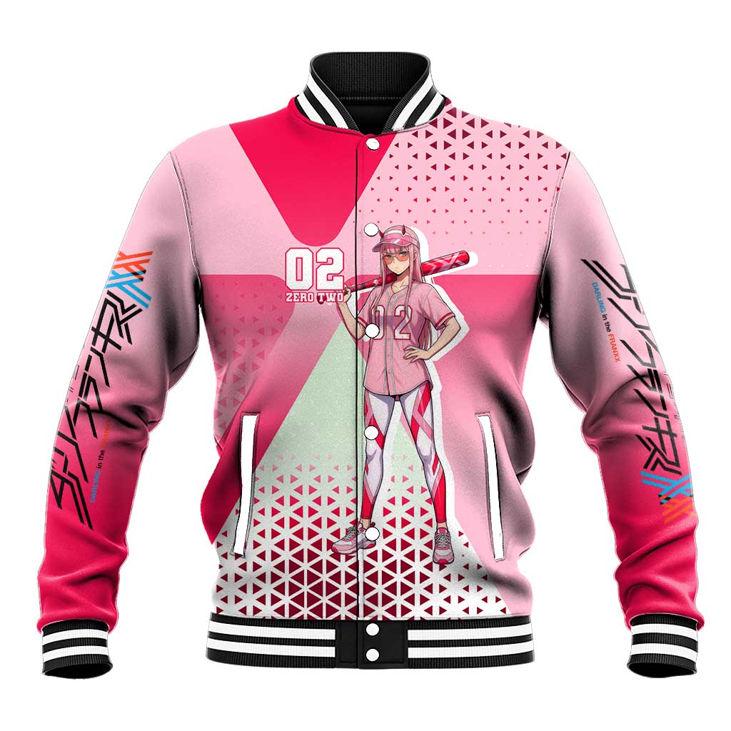 Zero Two Baseball Jacket Retro Baseball Anime Style