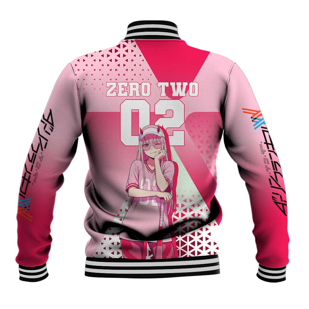 Zero Two Baseball Jacket Retro Baseball Anime Style