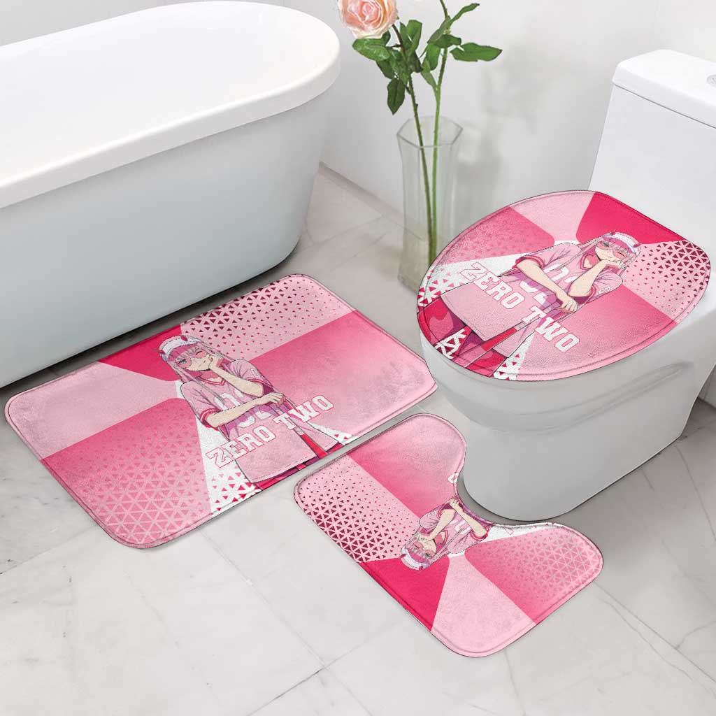 Zero Two Bathroom Set Retro Baseball Anime Style