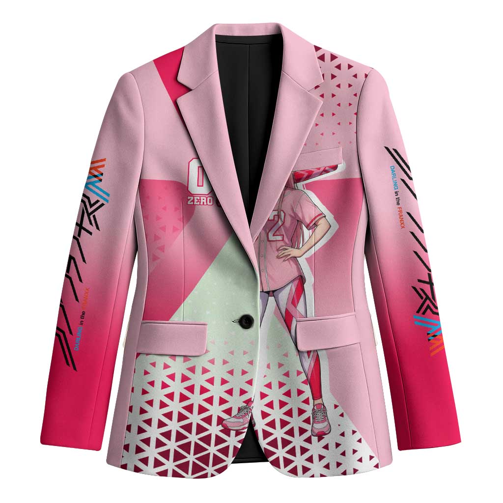 Zero Two Blazer Retro Baseball Anime Style