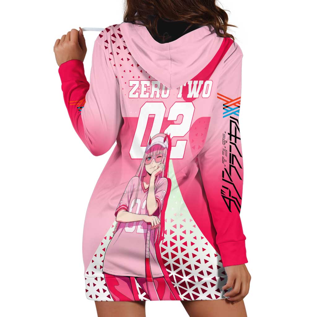 Zero Two Hoodie Dress Retro Baseball Anime Style