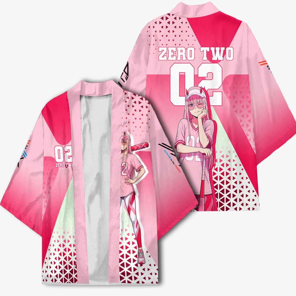 Zero Two Kimono Retro Baseball Anime Style