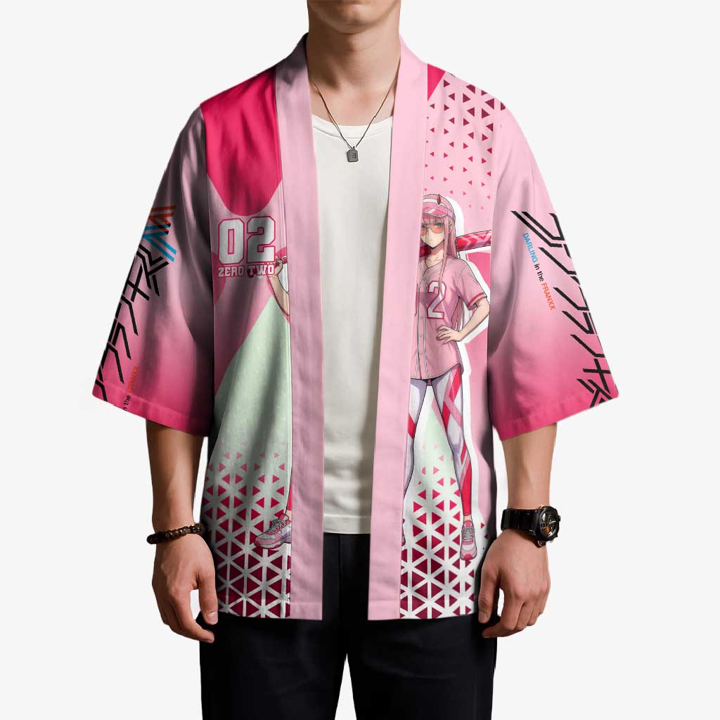 Zero Two Kimono Retro Baseball Anime Style