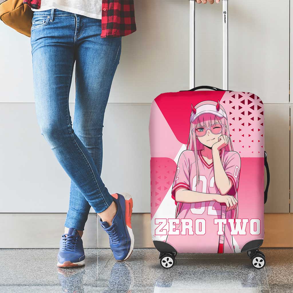 Zero Two Luggage Cover Retro Baseball Anime Style