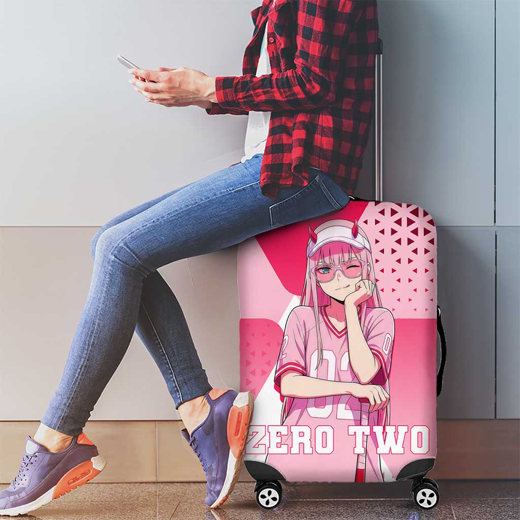 Zero Two Luggage Cover Retro Baseball Anime Style