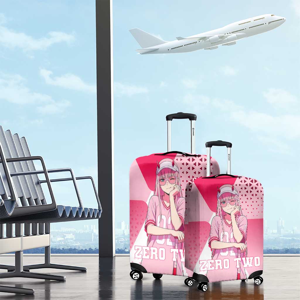 Zero Two Luggage Cover Retro Baseball Anime Style