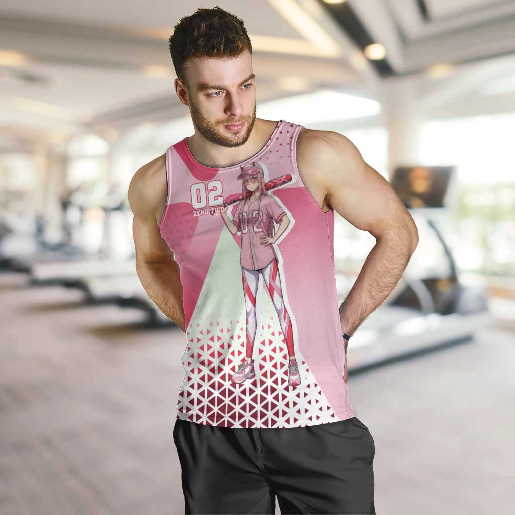 Zero Two Men Tank Top Retro Baseball Anime Style