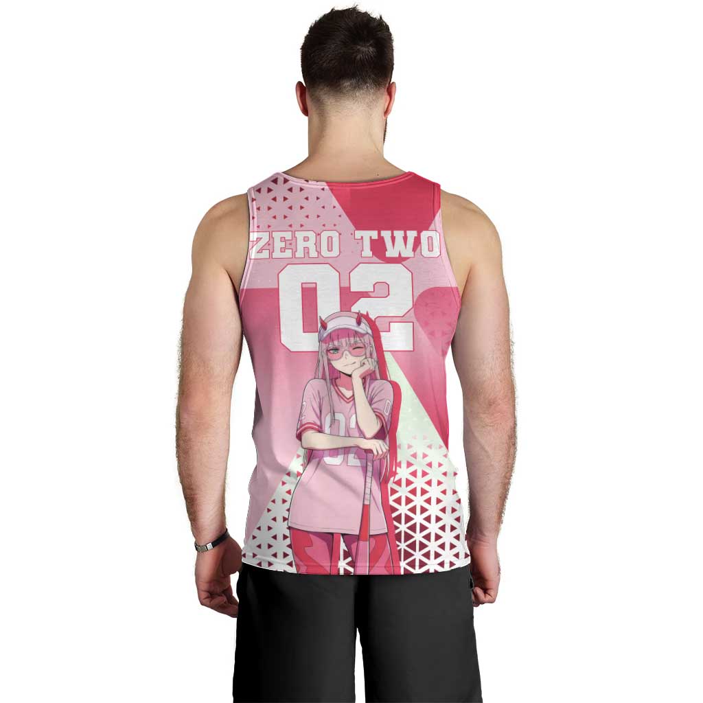 Zero Two Men Tank Top Retro Baseball Anime Style