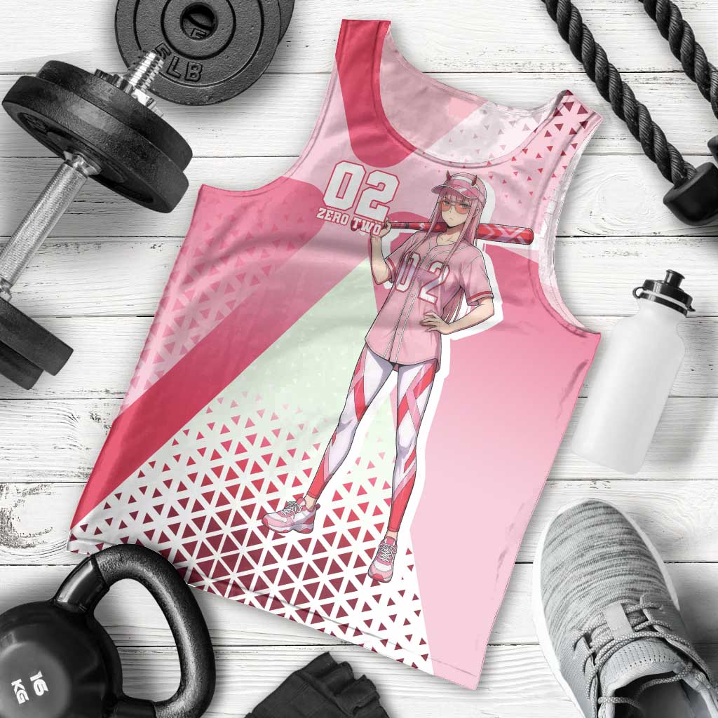 Zero Two Men Tank Top Retro Baseball Anime Style