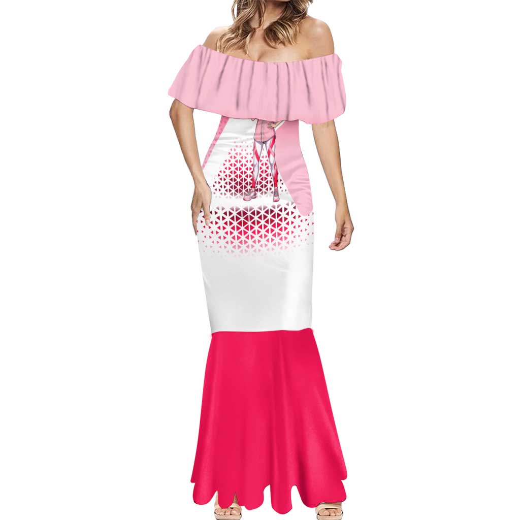 Zero Two Mermaid Dress Retro Baseball Anime Style