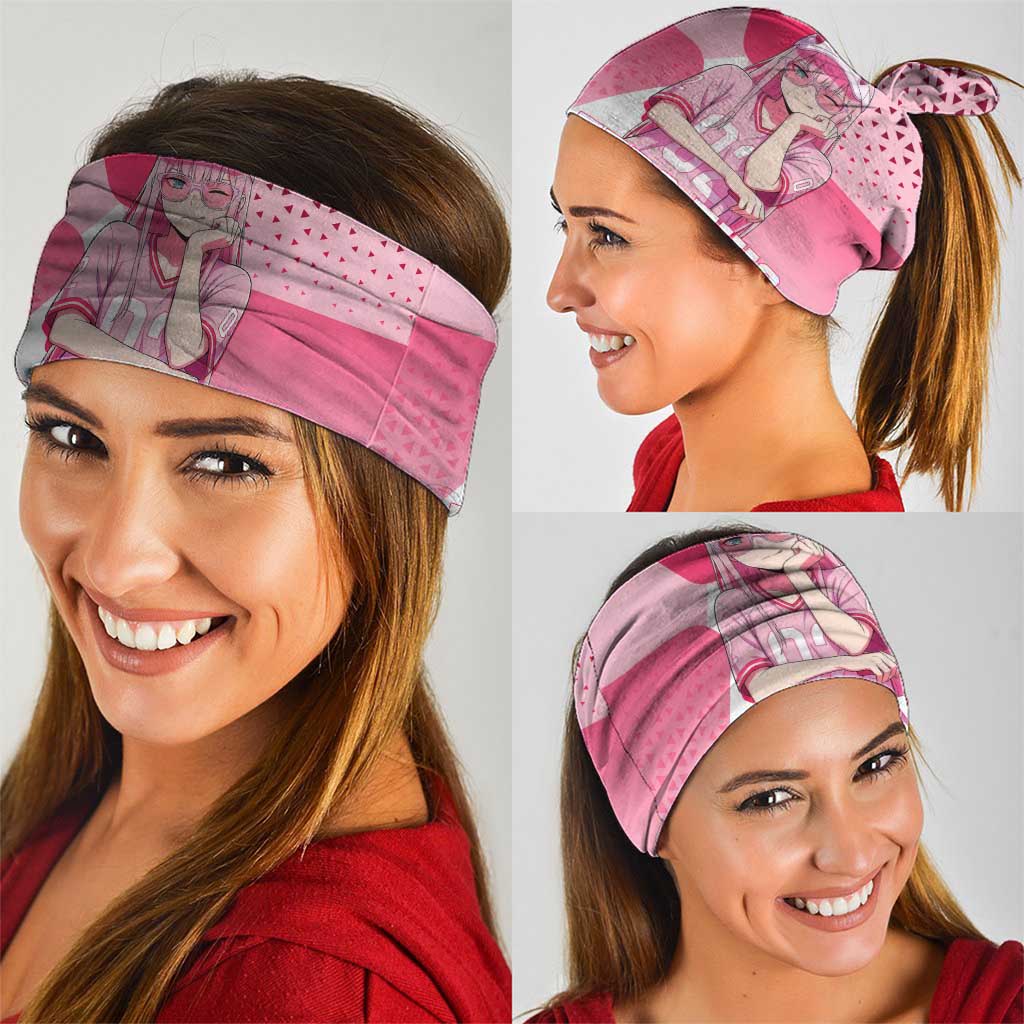 Zero Two Neck Gaiter Retro Baseball Anime Style