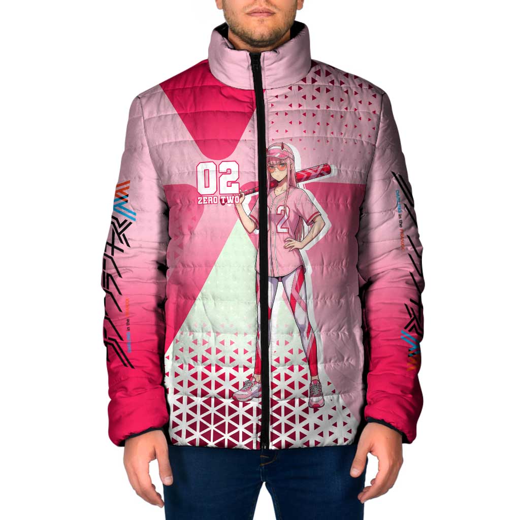 Zero Two Padded Jacket Retro Baseball Anime Style
