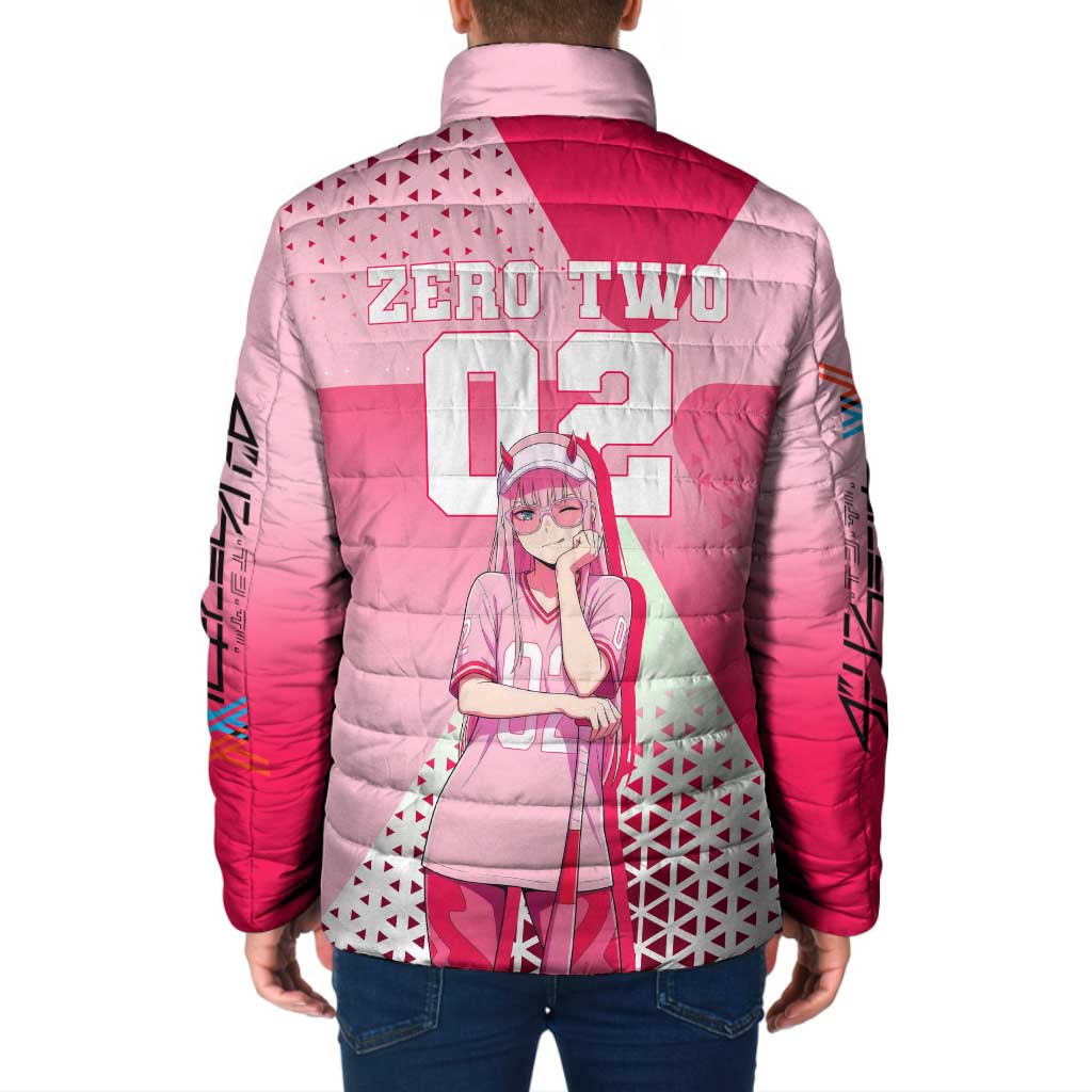 Zero Two Padded Jacket Retro Baseball Anime Style