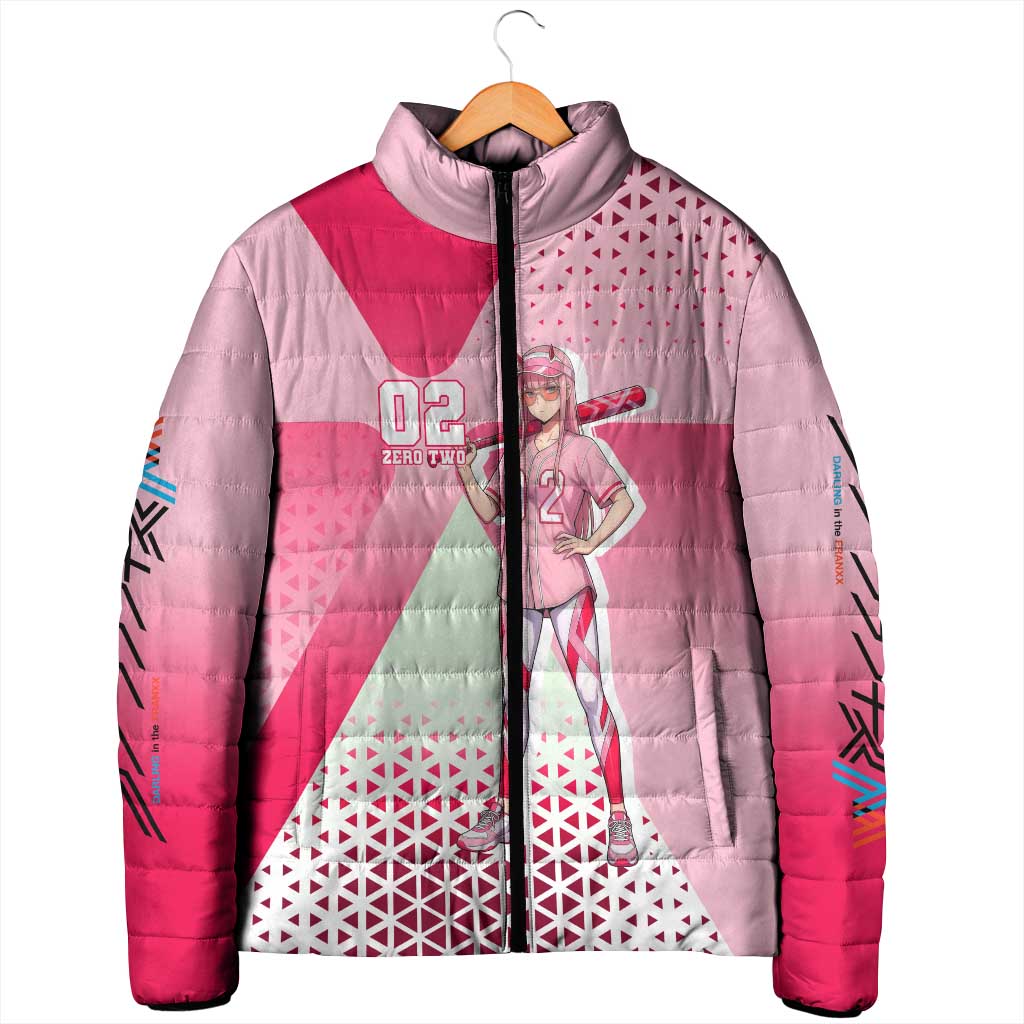 Zero Two Padded Jacket Retro Baseball Anime Style