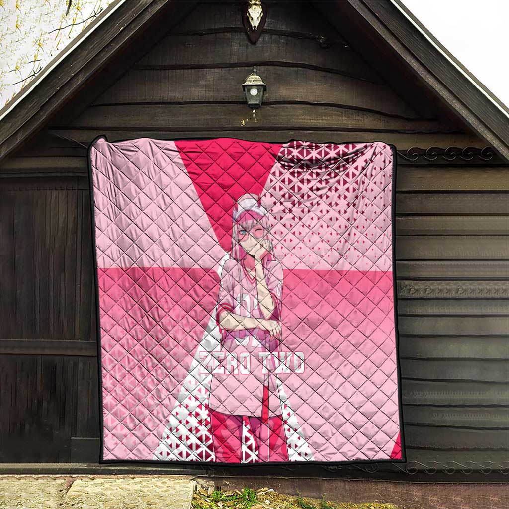 Zero Two Quilt Retro Baseball Anime Style