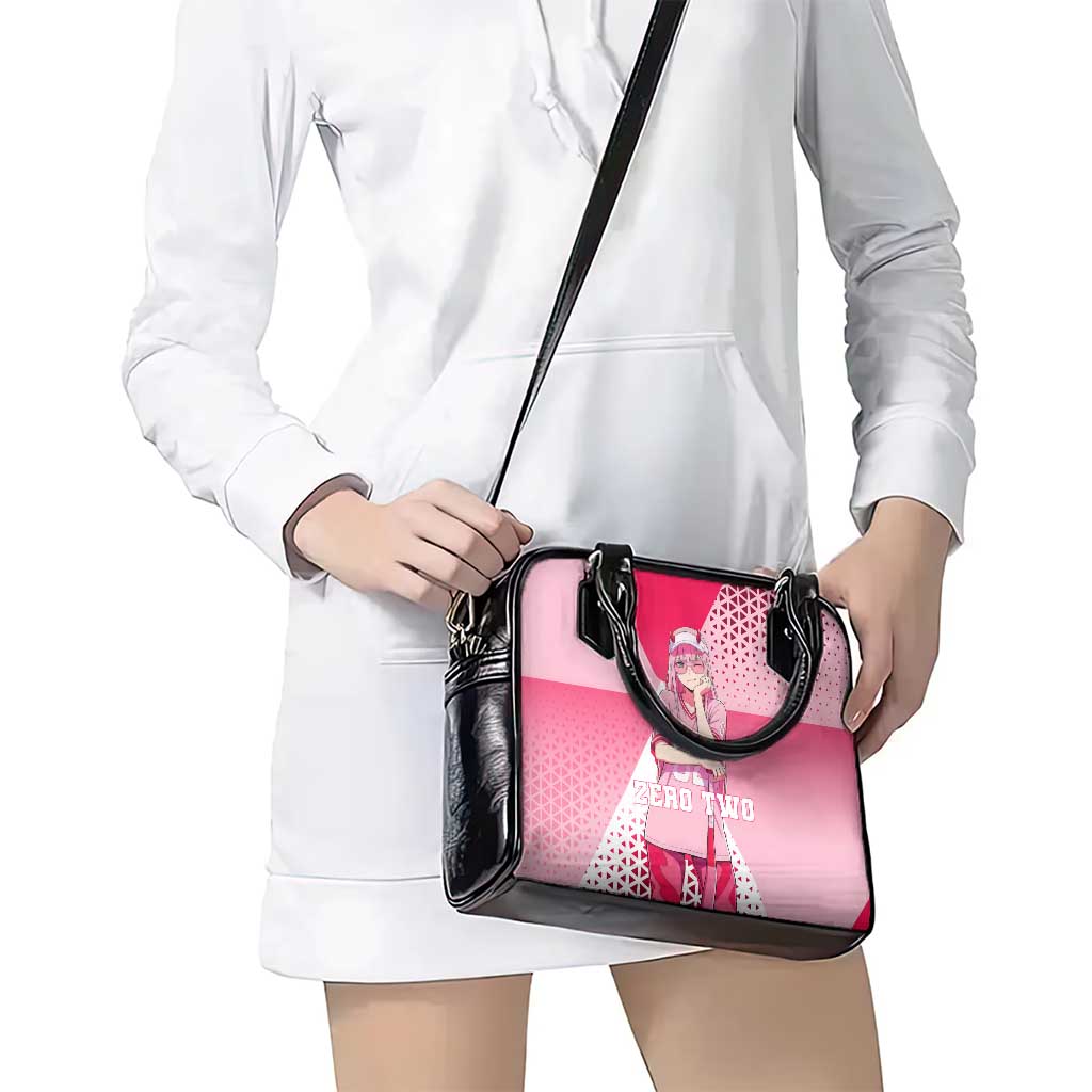 Zero Two Shoulder Handbag Retro Baseball Anime Style