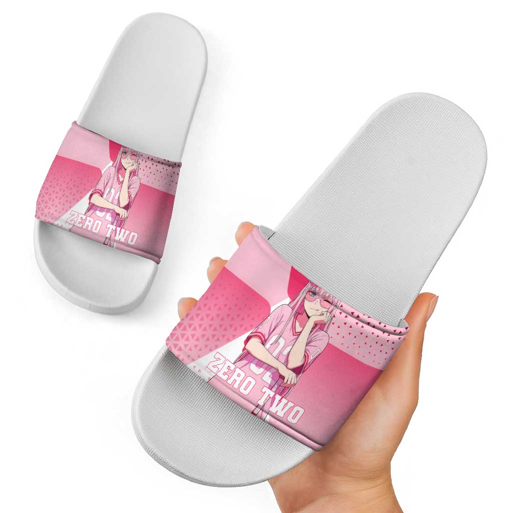 Zero Two Slide Sandals Retro Baseball Anime Style