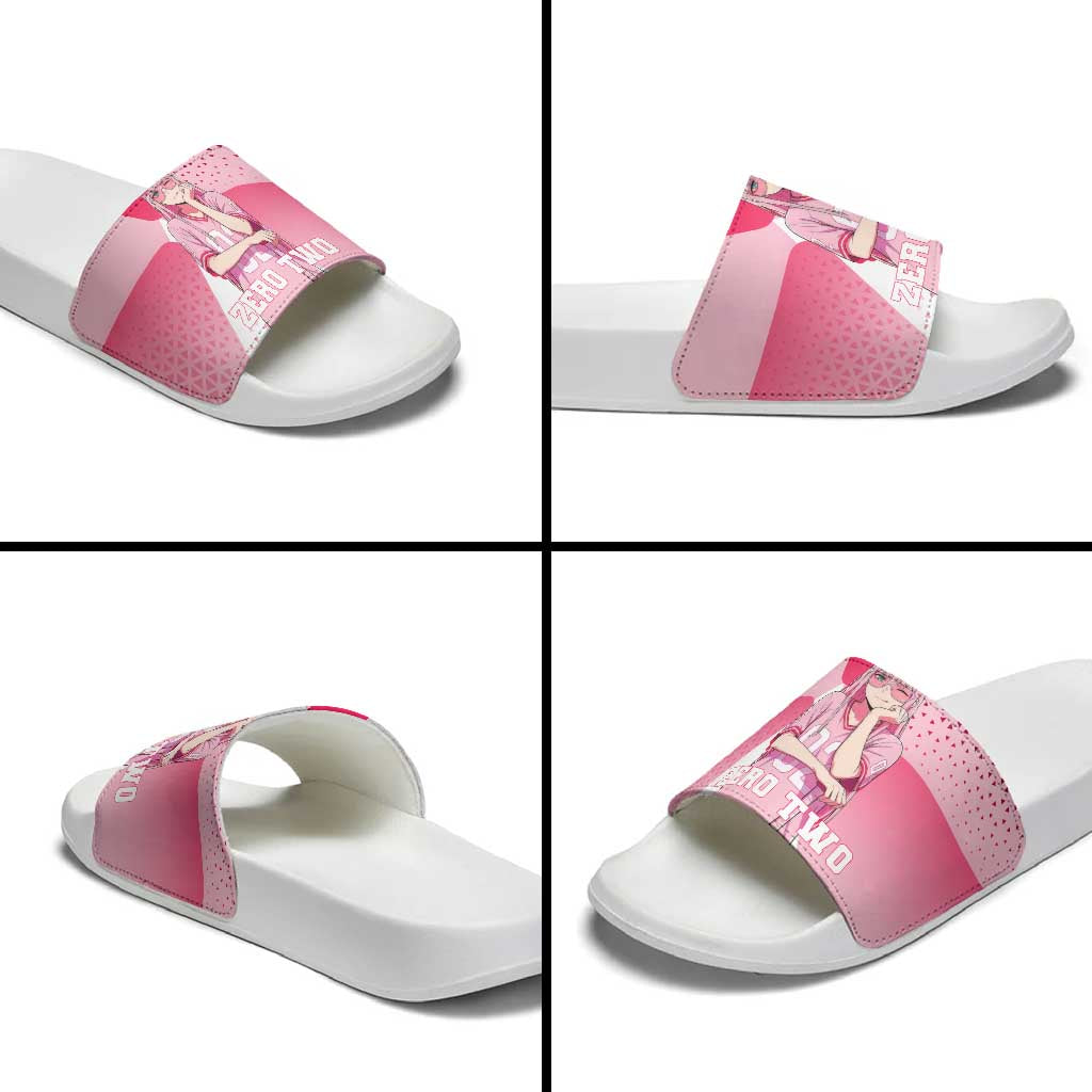 Zero Two Slide Sandals Retro Baseball Anime Style