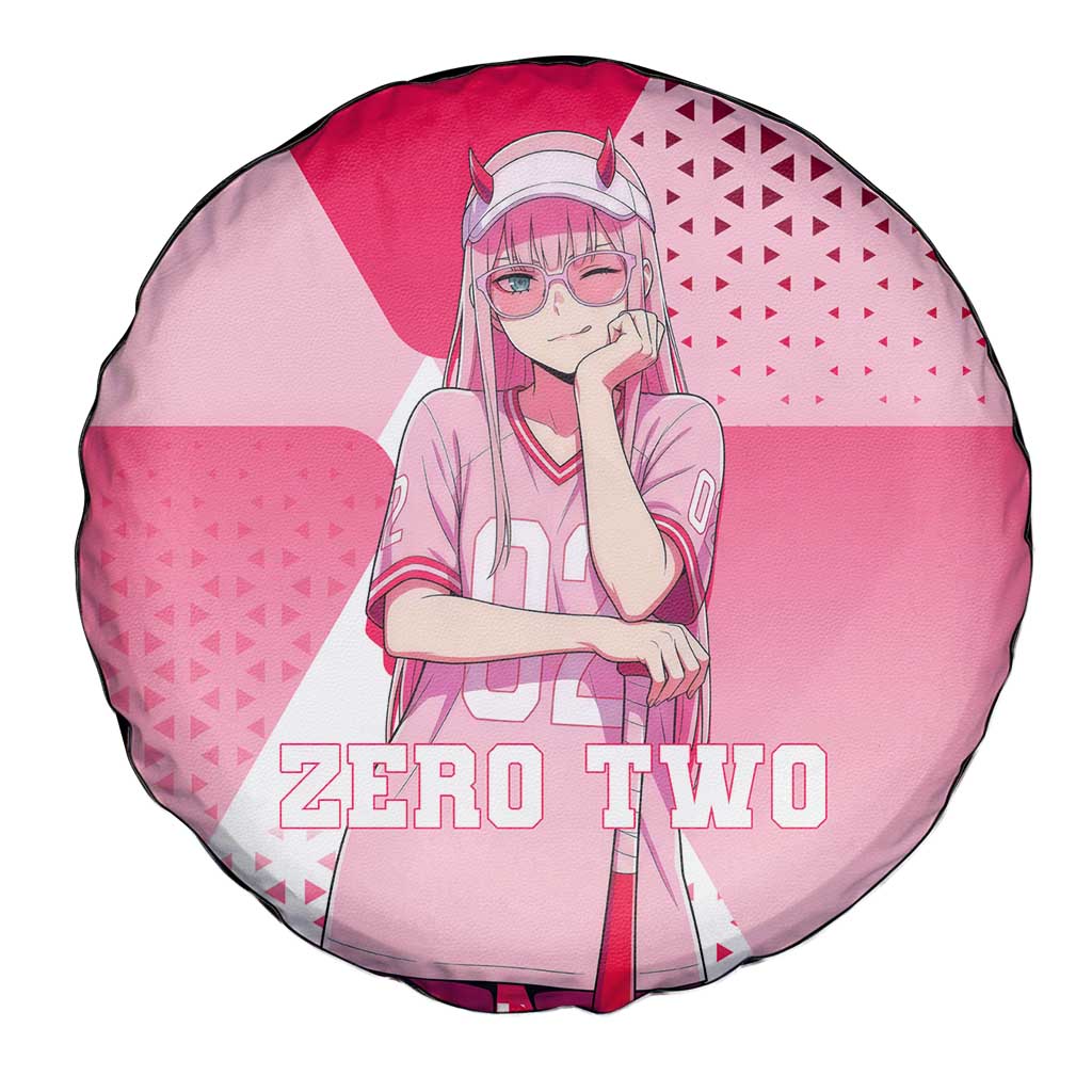 Zero Two Spare Tire Cover Retro Baseball Anime Style