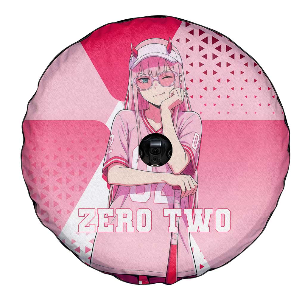 Zero Two Spare Tire Cover Retro Baseball Anime Style