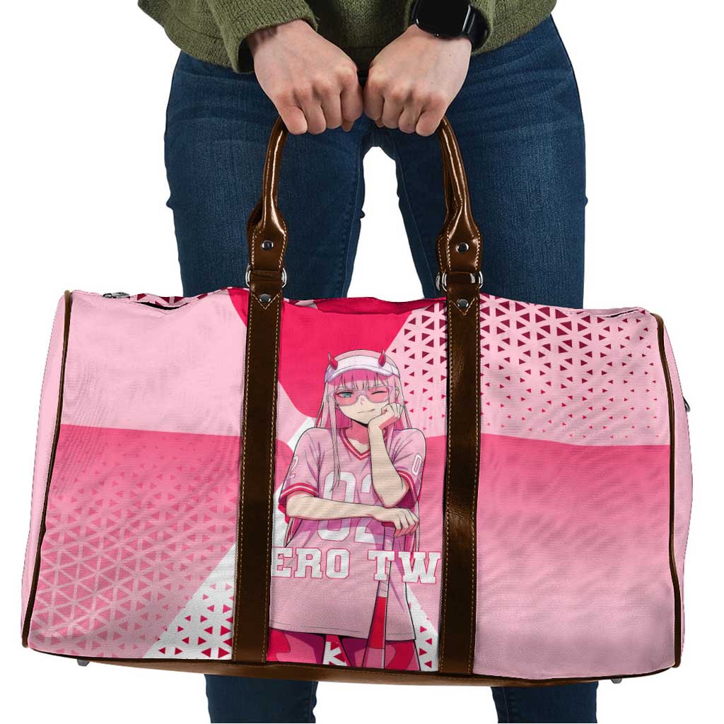 Zero Two Travel Bag Retro Baseball Anime Style
