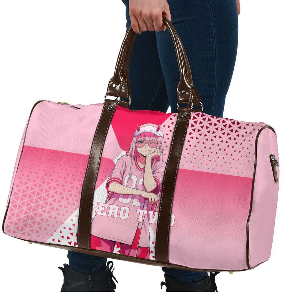 Zero Two Travel Bag Retro Baseball Anime Style