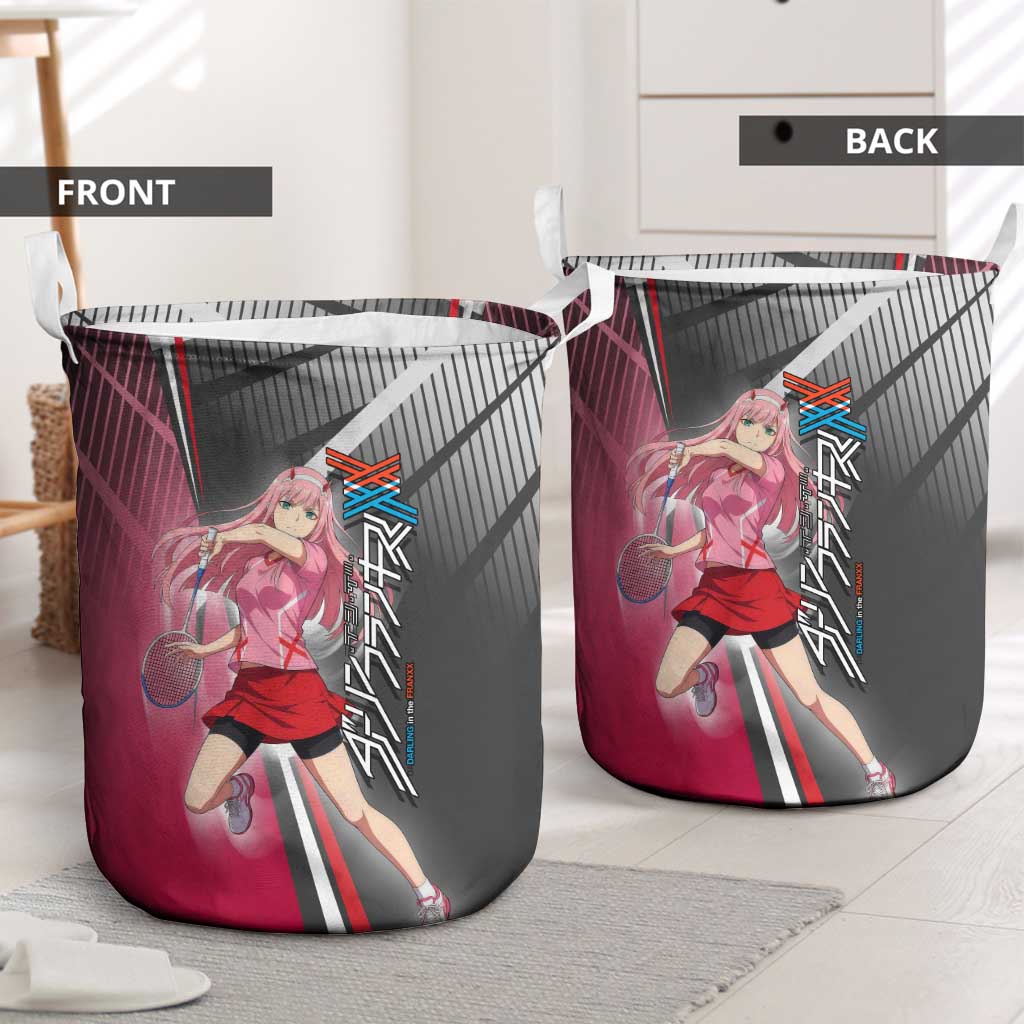 Zero Two Laundry Basket Sci-Fi Anime Sports Crossover Style