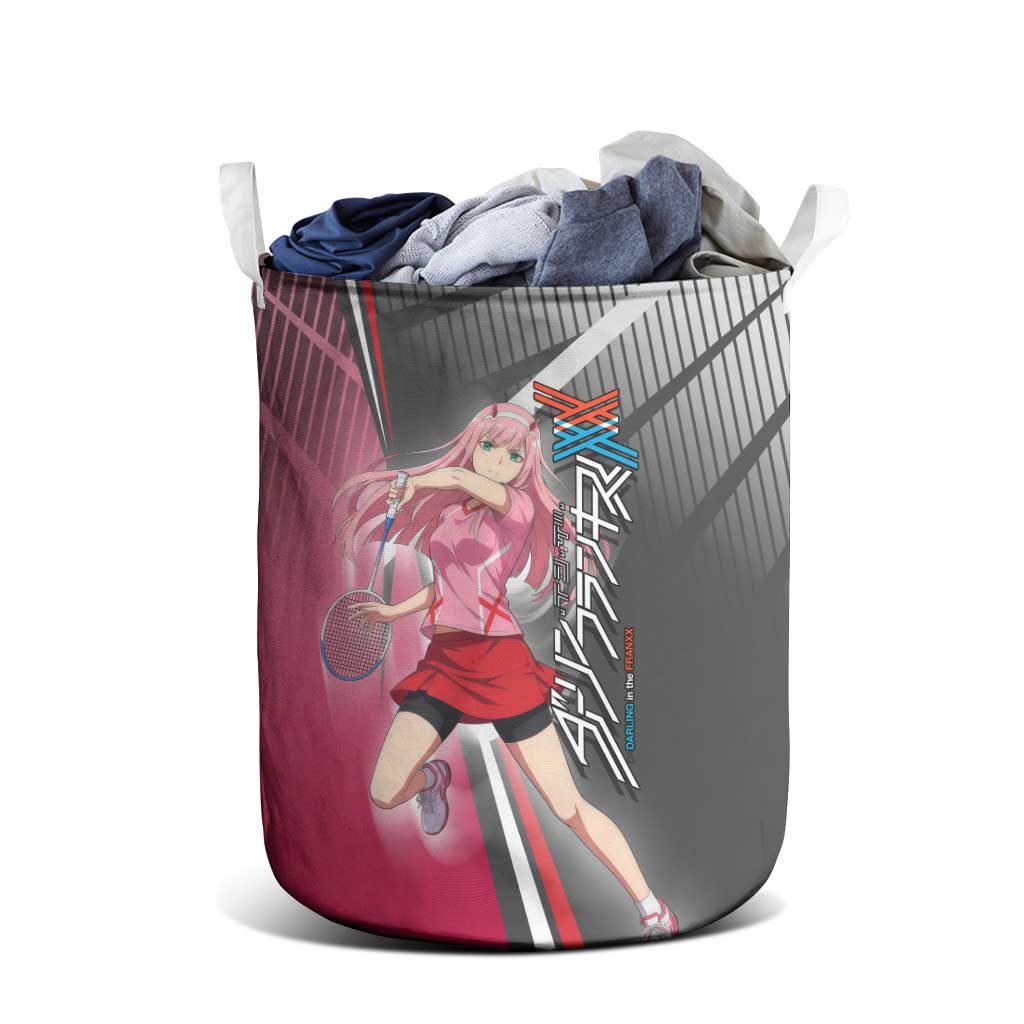 Zero Two Laundry Basket Sci-Fi Anime Sports Crossover Style