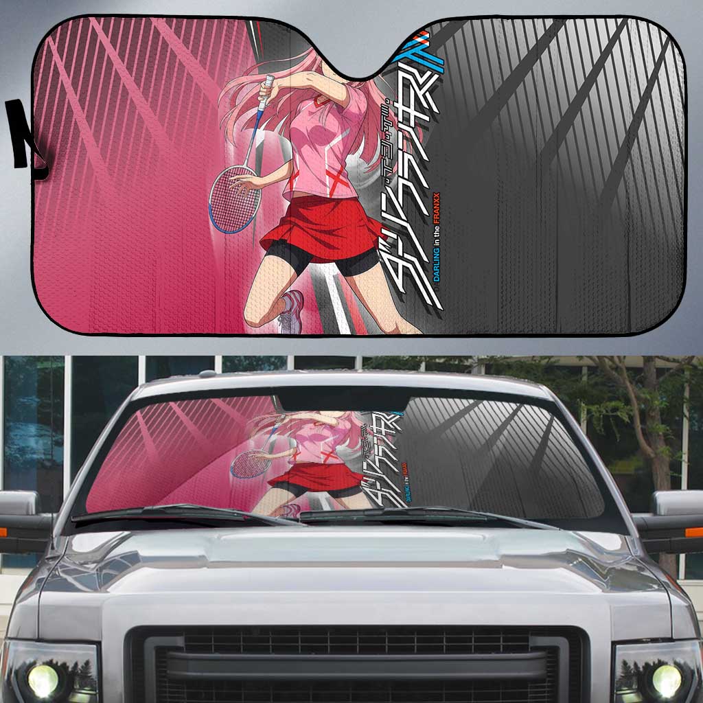 Zero Two Auto Sun Shade Sci-Fi Anime Sports Crossover Style