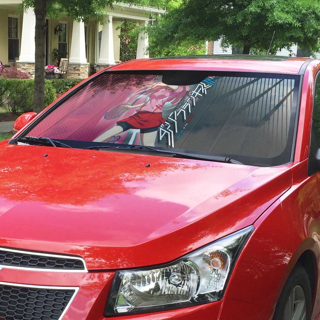 Zero Two Auto Sun Shade Sci-Fi Anime Sports Crossover Style