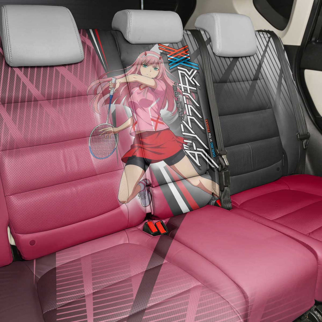 Zero Two Back Car Seat Cover Sci-Fi Anime Sports Crossover Style