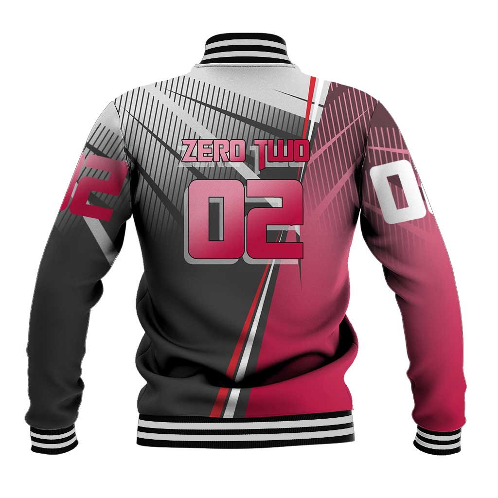 Zero Two Baseball Jacket Sci-Fi Anime Sports Crossover Style