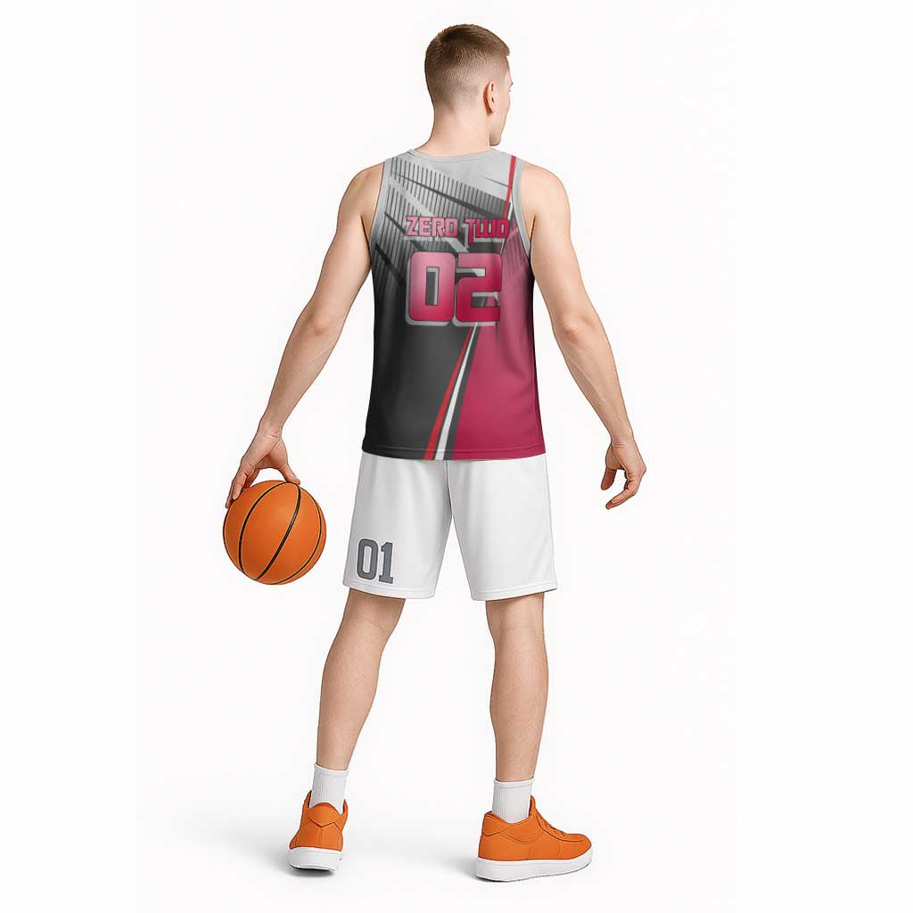 Zero Two Basketball Jersey Sci-Fi Anime Sports Crossover Style