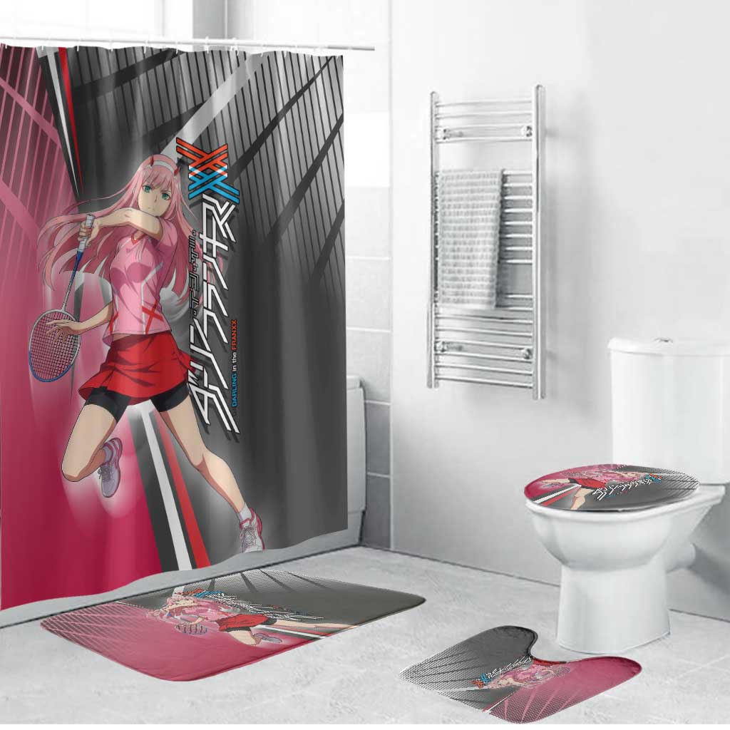 Zero Two Bathroom Set Sci-Fi Anime Sports Crossover Style