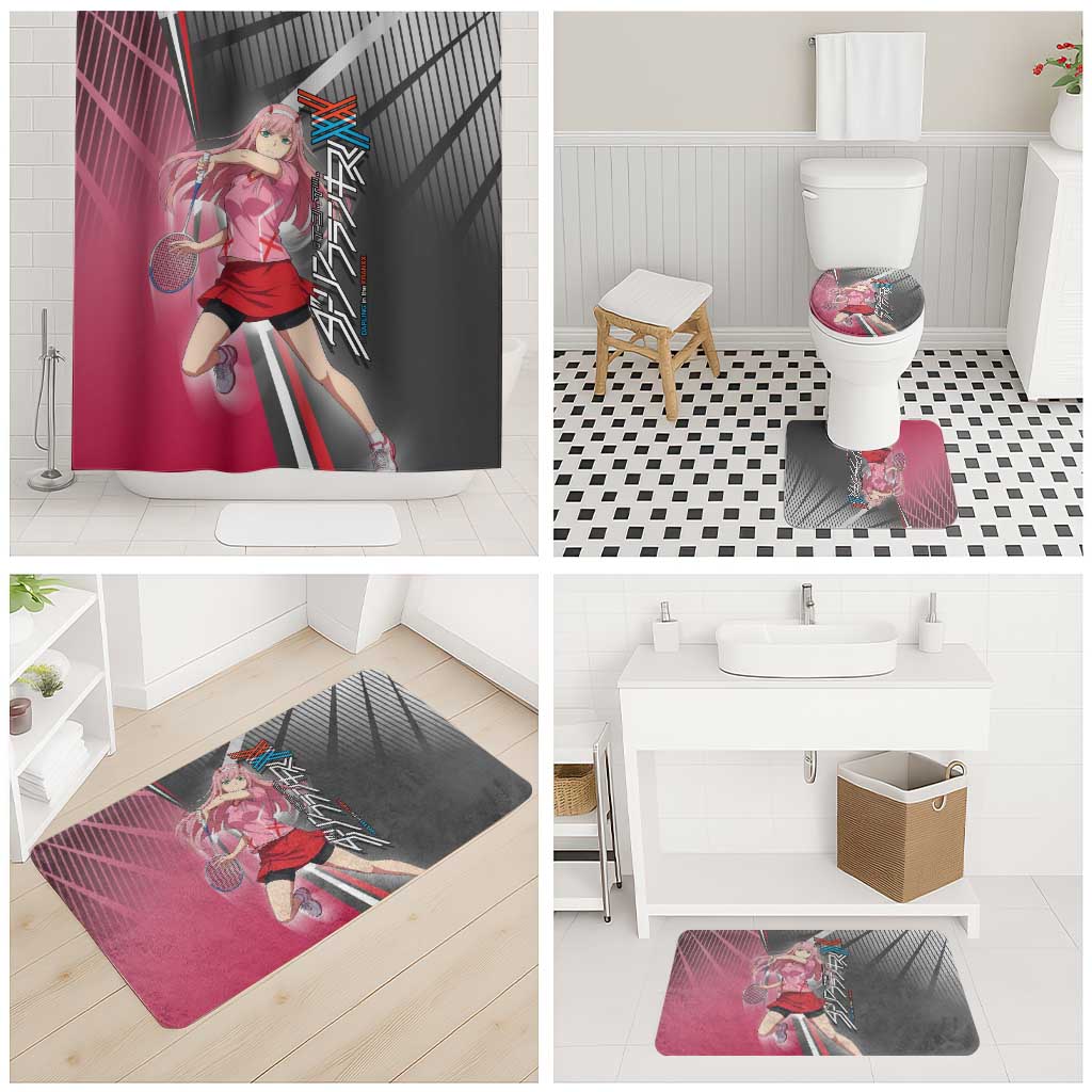 Zero Two Bathroom Set Sci-Fi Anime Sports Crossover Style