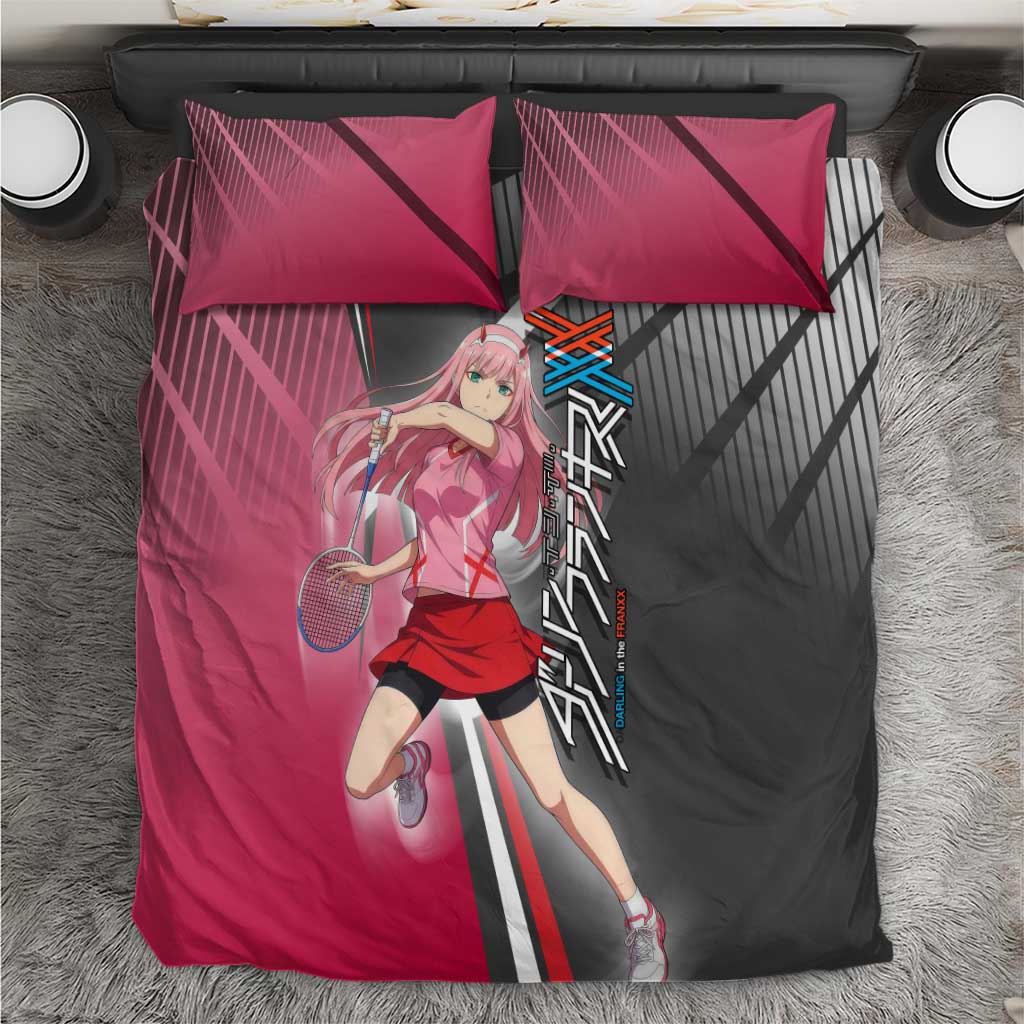 Zero Two Bedding Set Sci-Fi Anime Sports Crossover Style