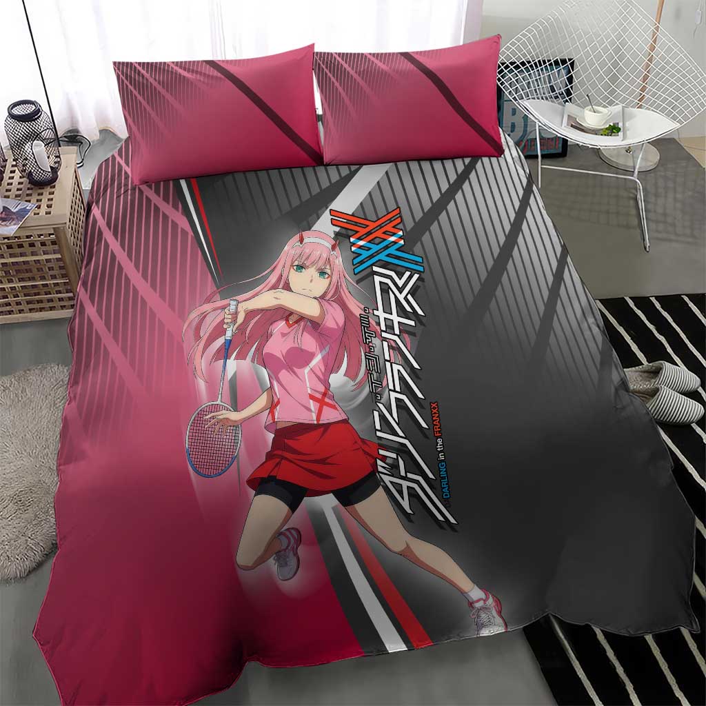 Zero Two Bedding Set Sci-Fi Anime Sports Crossover Style