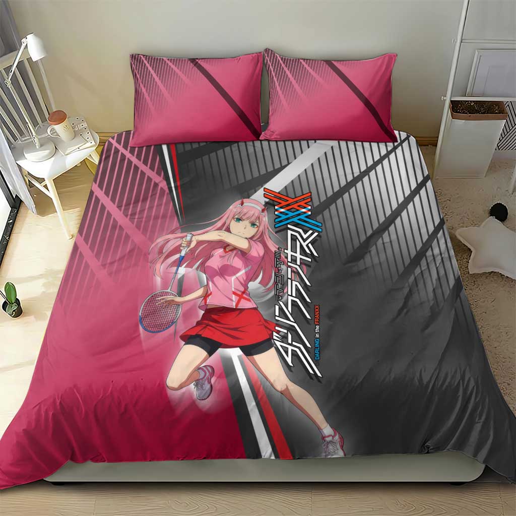 Zero Two Bedding Set Sci-Fi Anime Sports Crossover Style