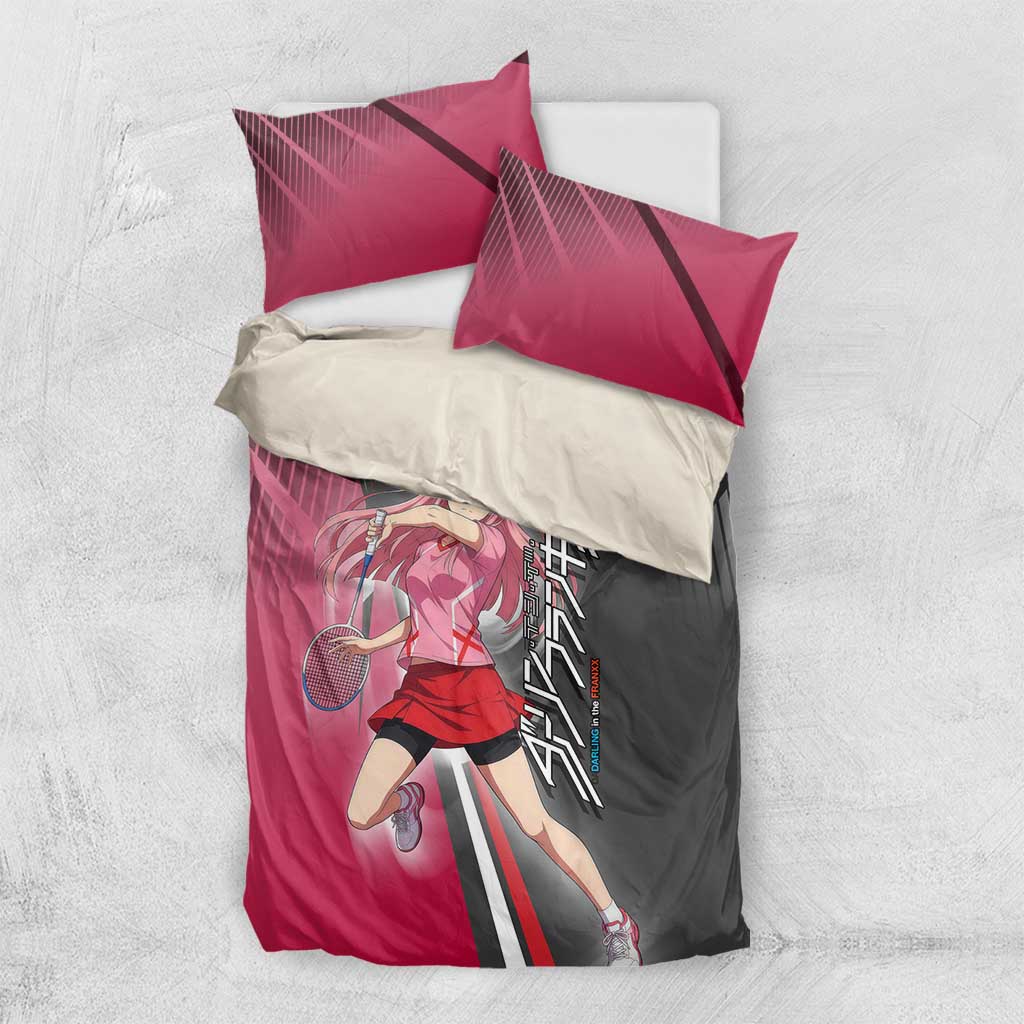 Zero Two Bedding Set Sci-Fi Anime Sports Crossover Style