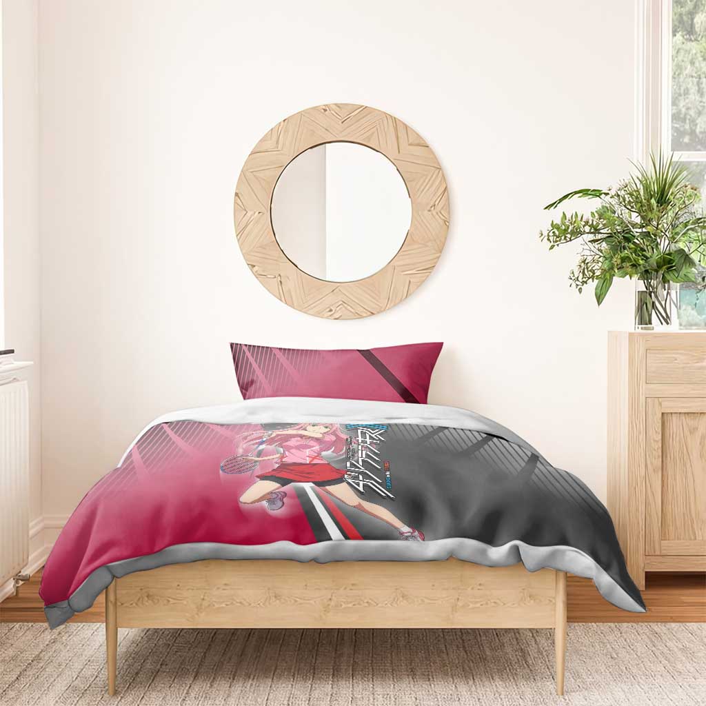 Zero Two Bedding Set Sci-Fi Anime Sports Crossover Style