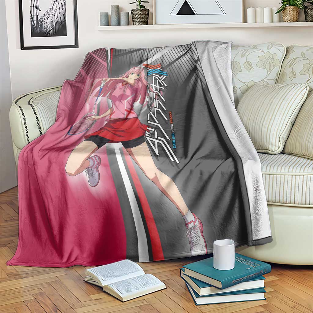 Zero Two Blanket Sci-Fi Anime Sports Crossover Style