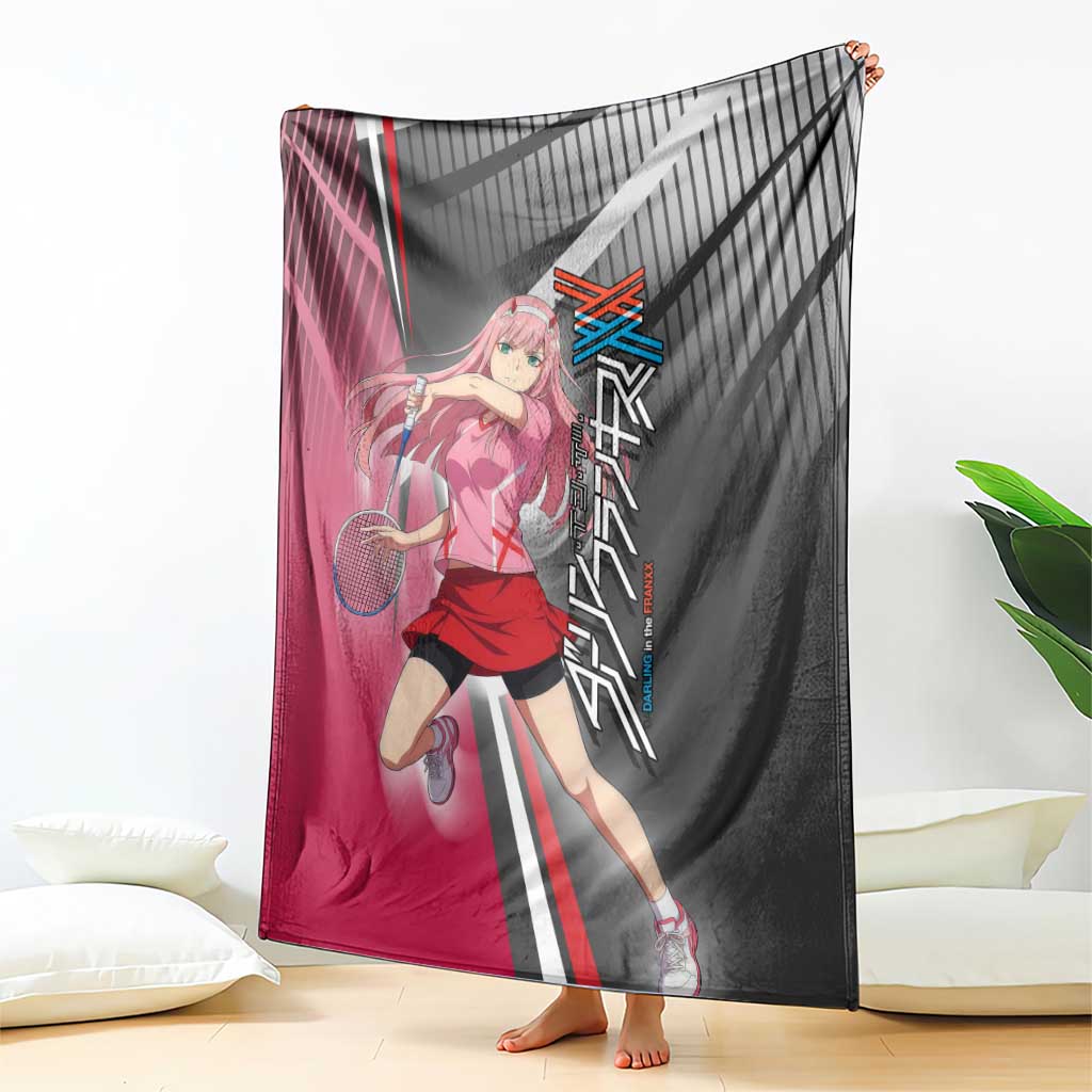 Zero Two Blanket Sci-Fi Anime Sports Crossover Style