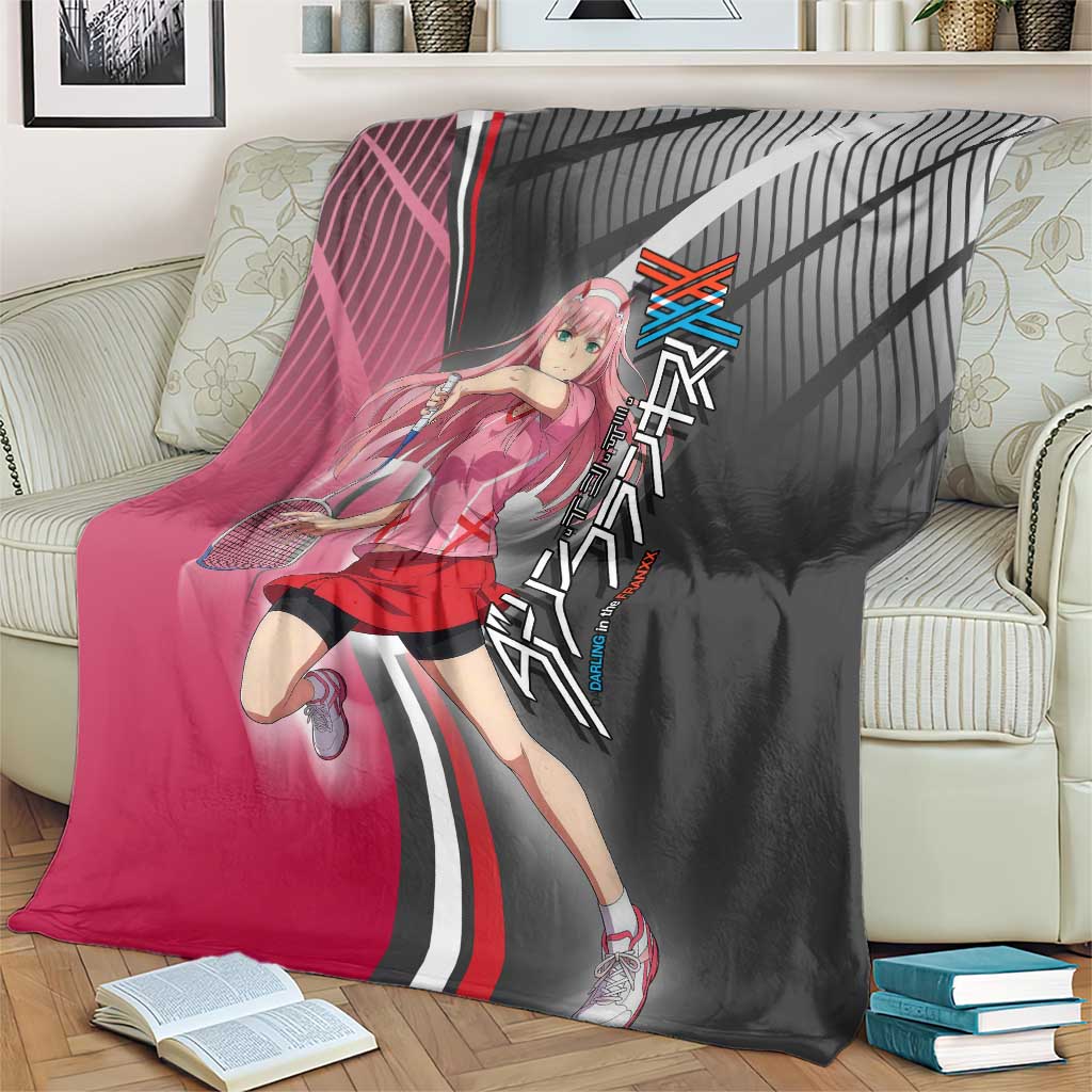 Zero Two Blanket Sci-Fi Anime Sports Crossover Style