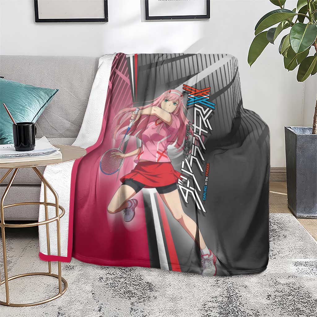 Zero Two Blanket Sci-Fi Anime Sports Crossover Style