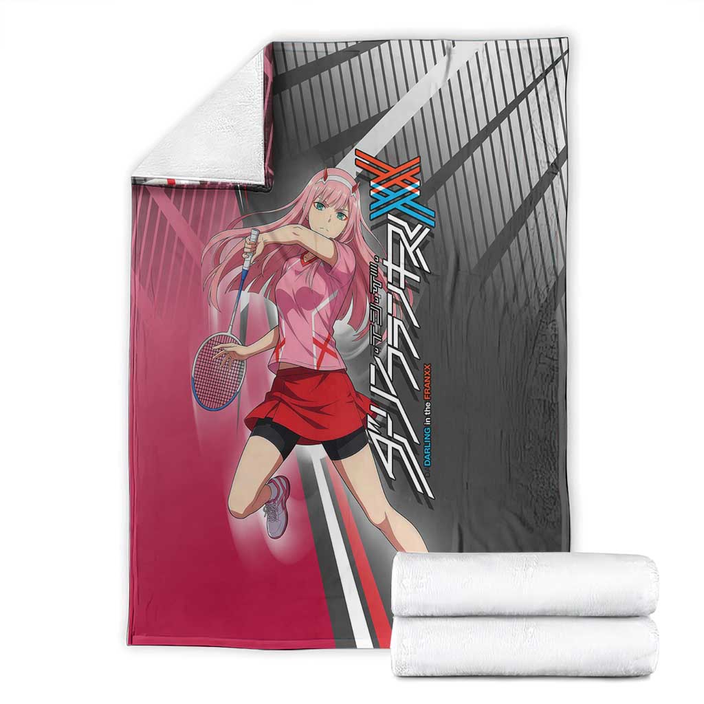 Zero Two Blanket Sci-Fi Anime Sports Crossover Style