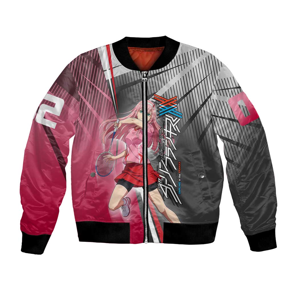 Zero Two Bomber Jacket Sci-Fi Anime Sports Crossover Style