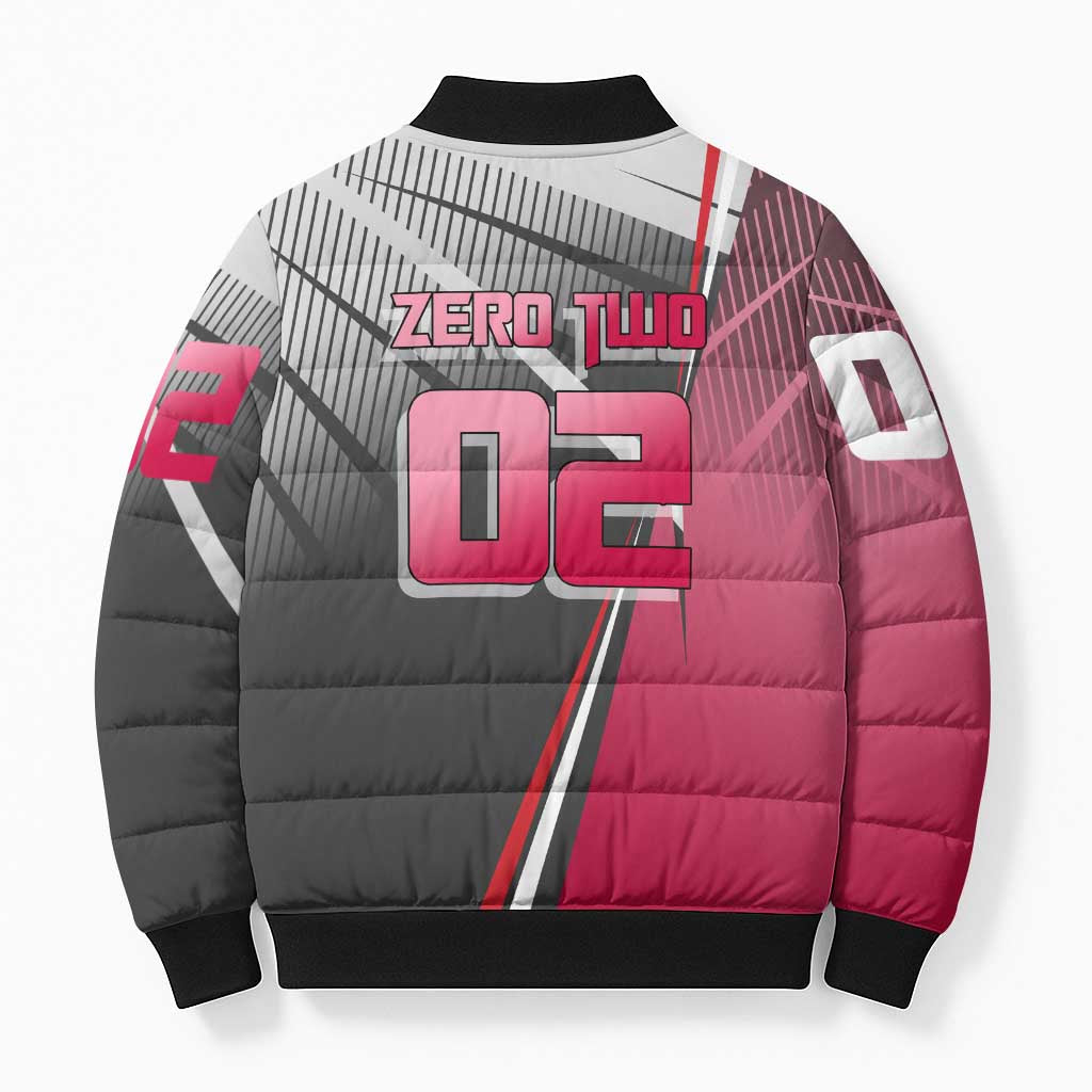 Zero Two Bomber Puffer Jacket Sci-Fi Anime Sports Crossover Style