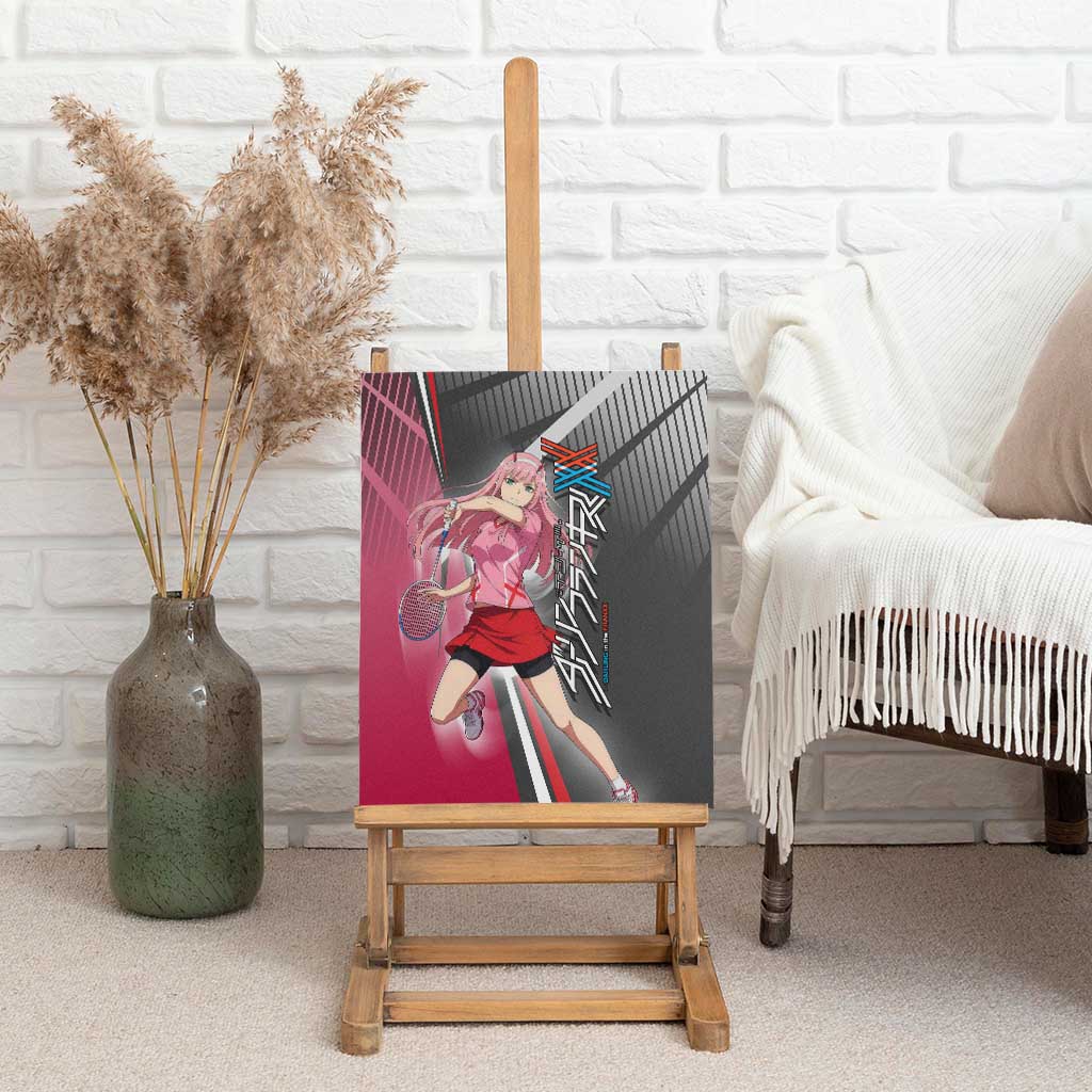 Zero Two Canvas Wall Art Sci-Fi Anime Sports Crossover Style