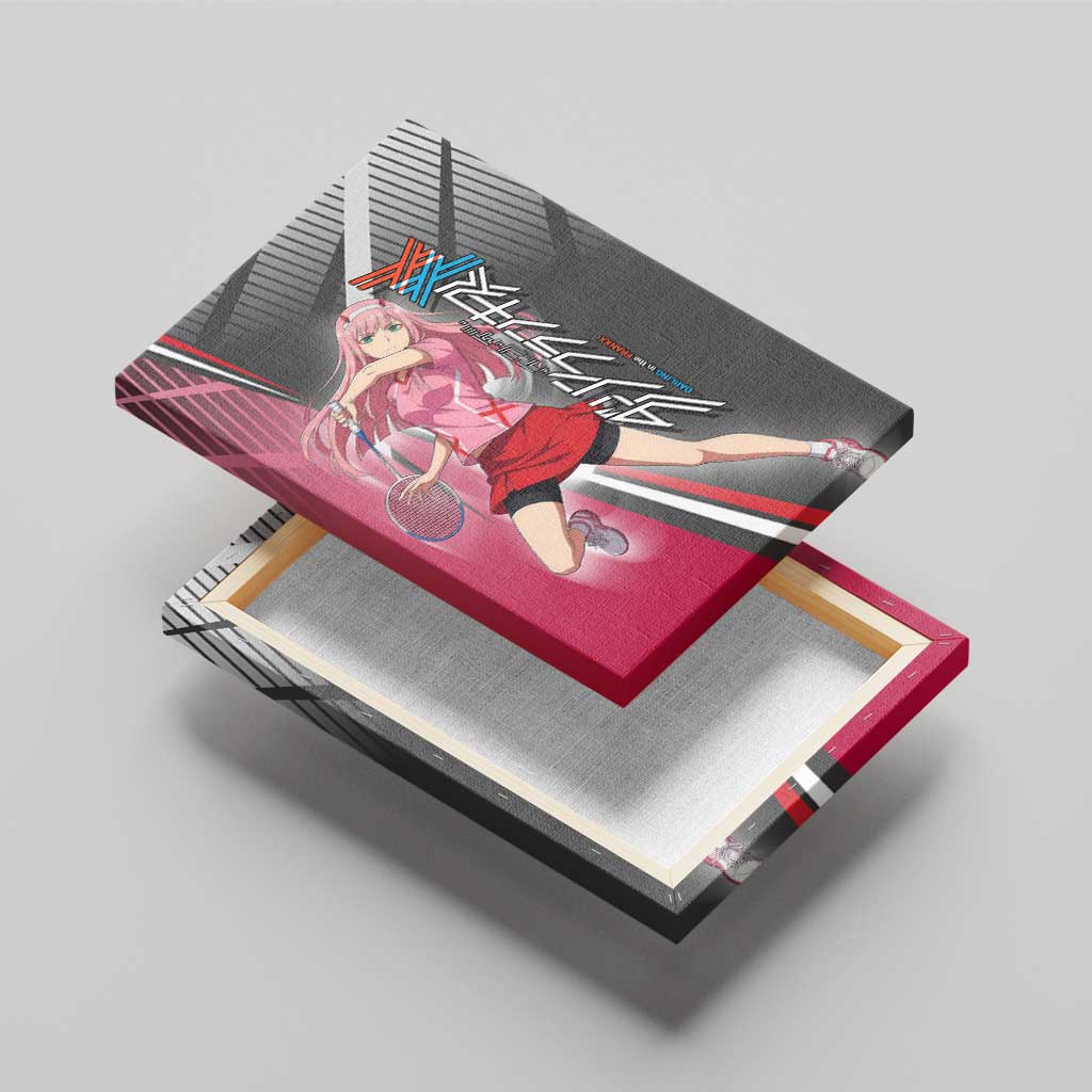 Zero Two Canvas Wall Art Sci-Fi Anime Sports Crossover Style