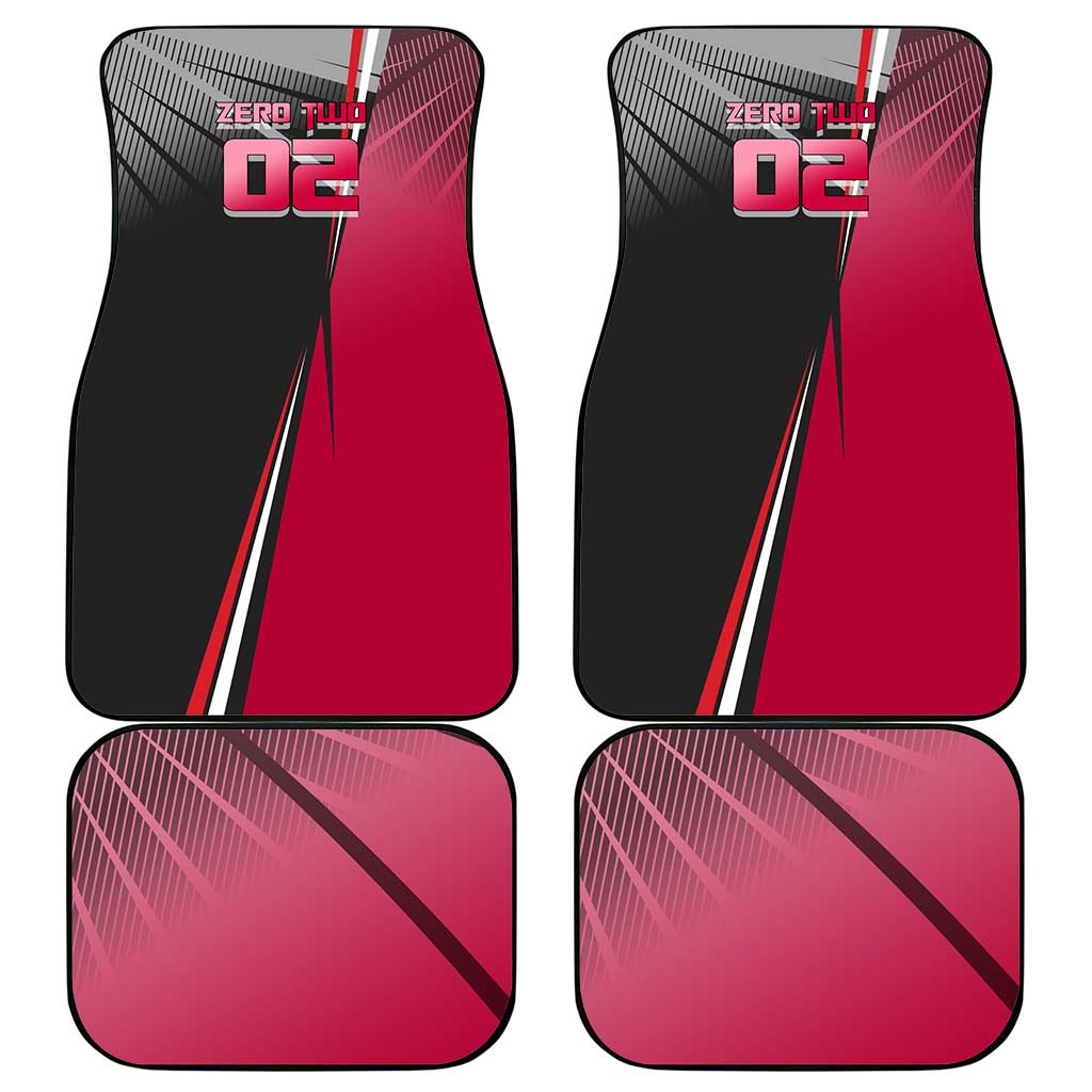 Zero Two Car Mats Sci-Fi Anime Sports Crossover Style